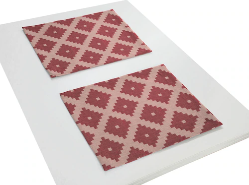 Adam Platzset »Maroccan Shiraz«, (Packung, 2 St.), mit Jacquard-Muster günstig online kaufen