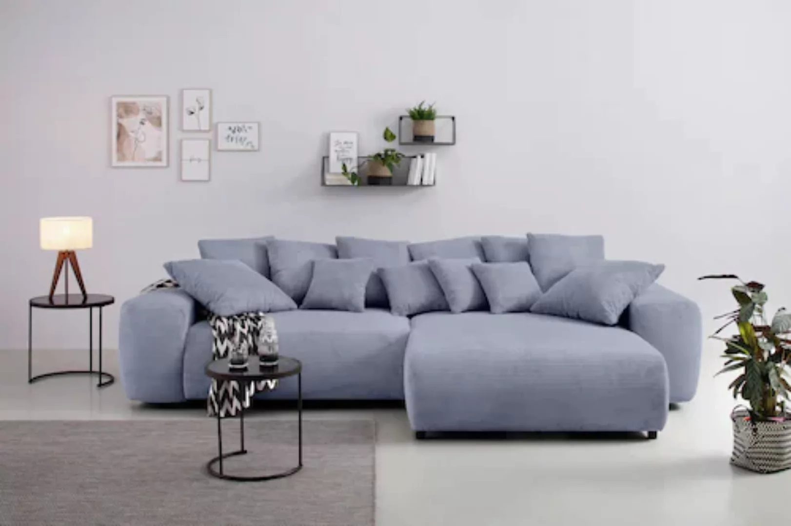 Home affaire Ecksofa Sundance, bei Bettfunktion mit Topper, incl. Zier- und günstig online kaufen