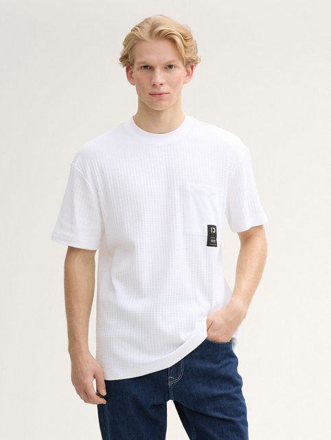 TOM TAILOR Denim T-Shirt Relaxed Fit T-Shirt mit Brusttasche günstig online kaufen