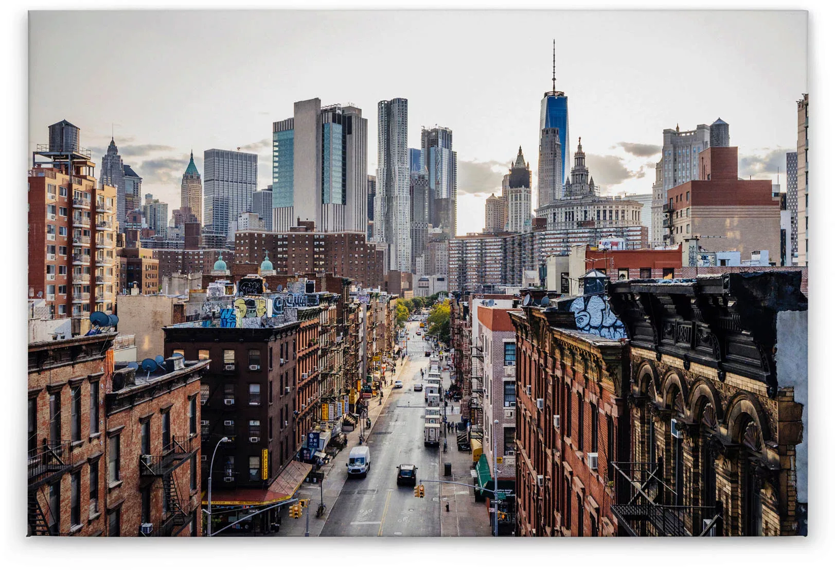 A.S. Création Leinwandbild "New York Views", New York, (1 St.), Skyline Bil günstig online kaufen