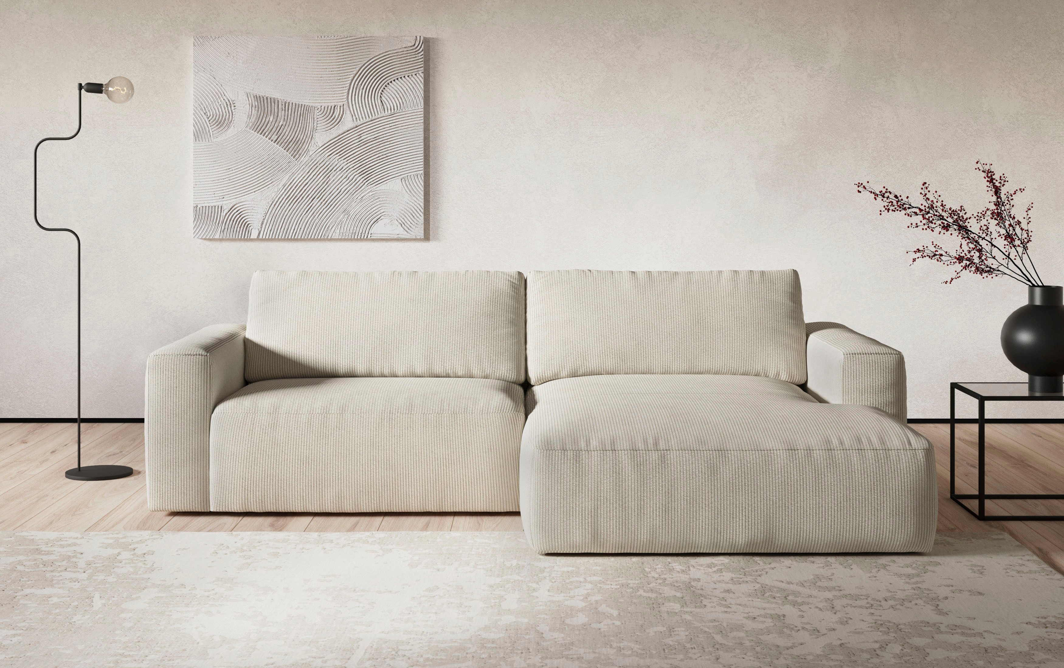 COTTA Ecksofa "Lasso L-Form, XL-Sofa" günstig online kaufen