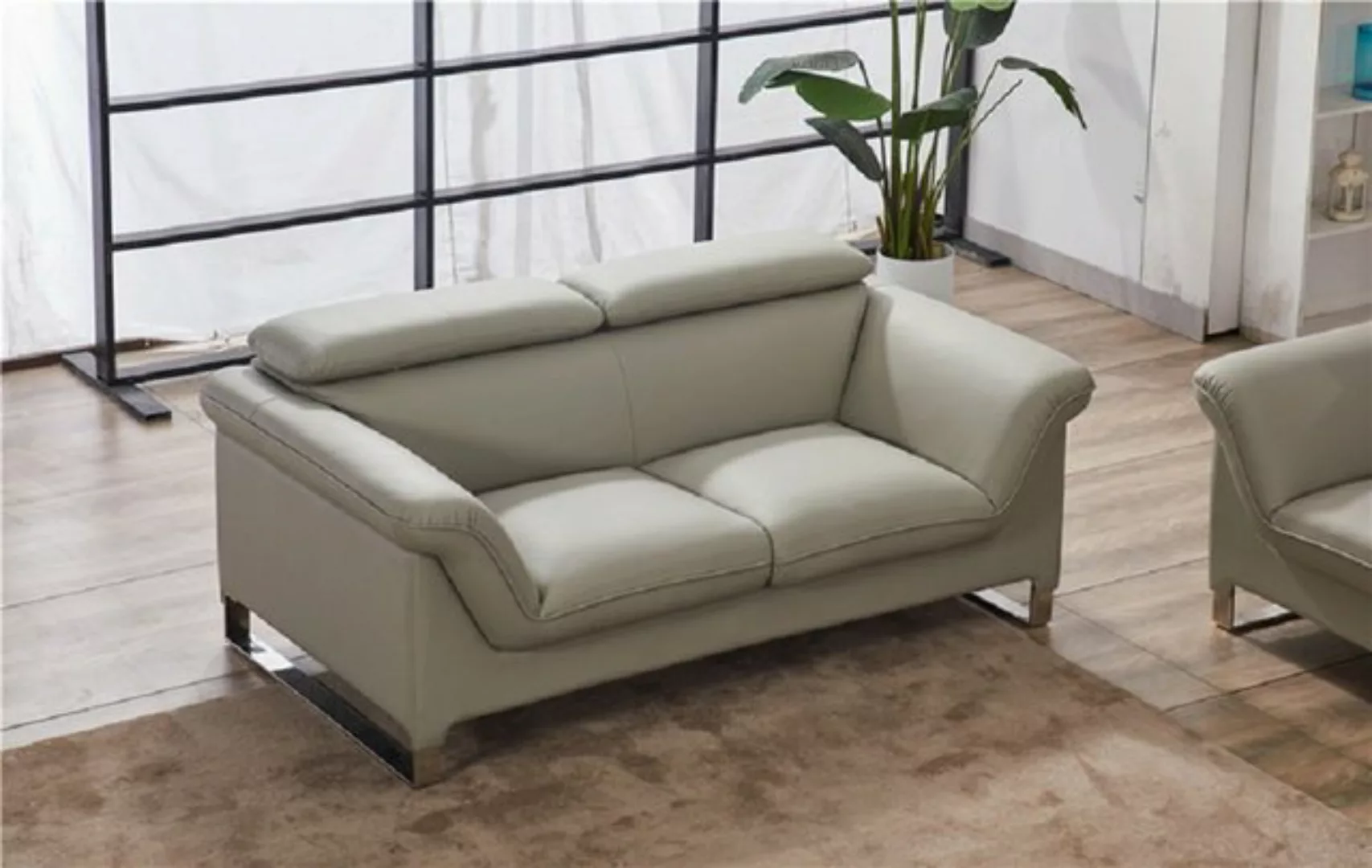 JVmoebel Sofa Ledersofa Sofa Couchen Sitzer Set Sofa Polster Couch 3tlg Ses günstig online kaufen