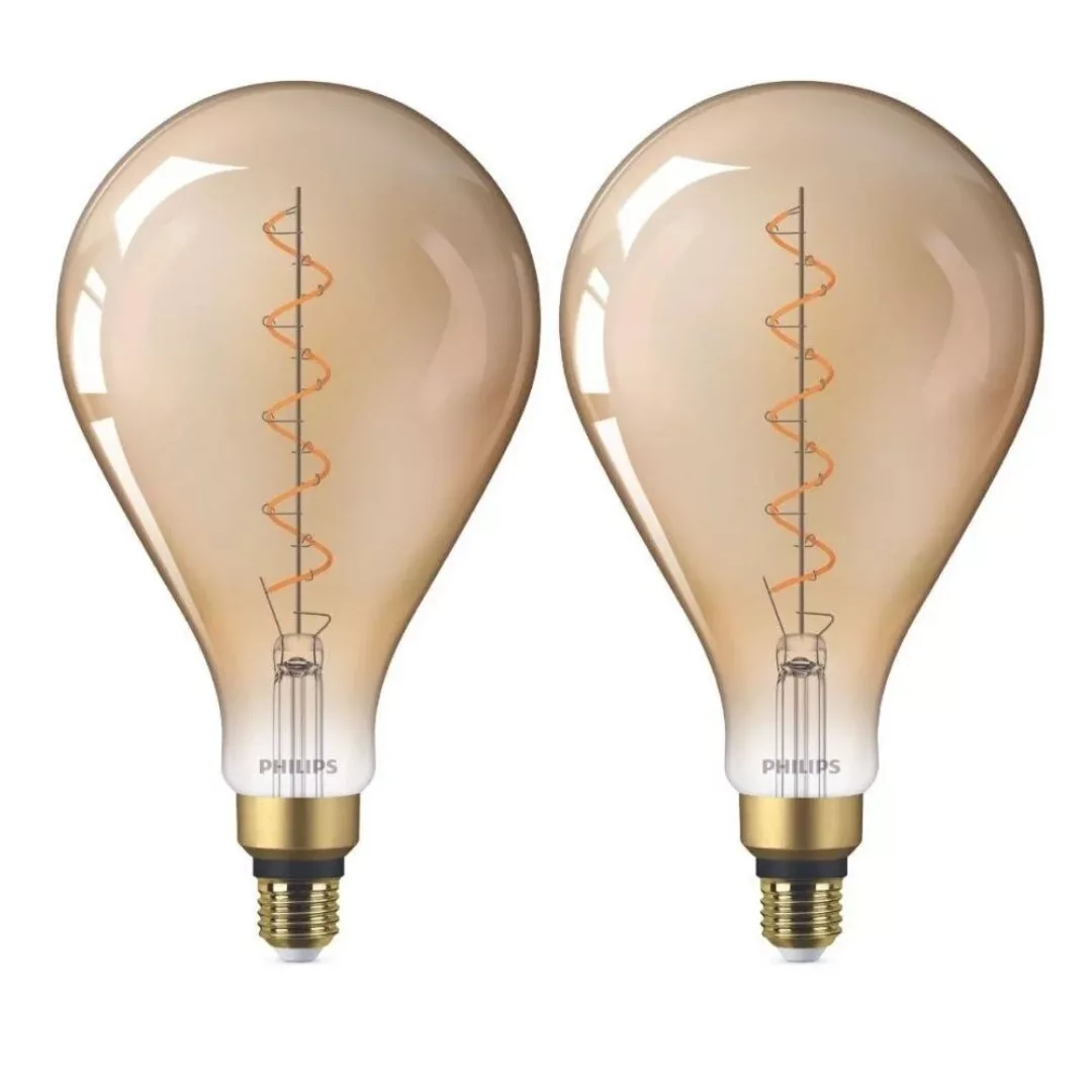 Philips LED Lampe ersetzt 25W, E27 Birne A160, gold, warmweiß, 300 Lumen, n günstig online kaufen