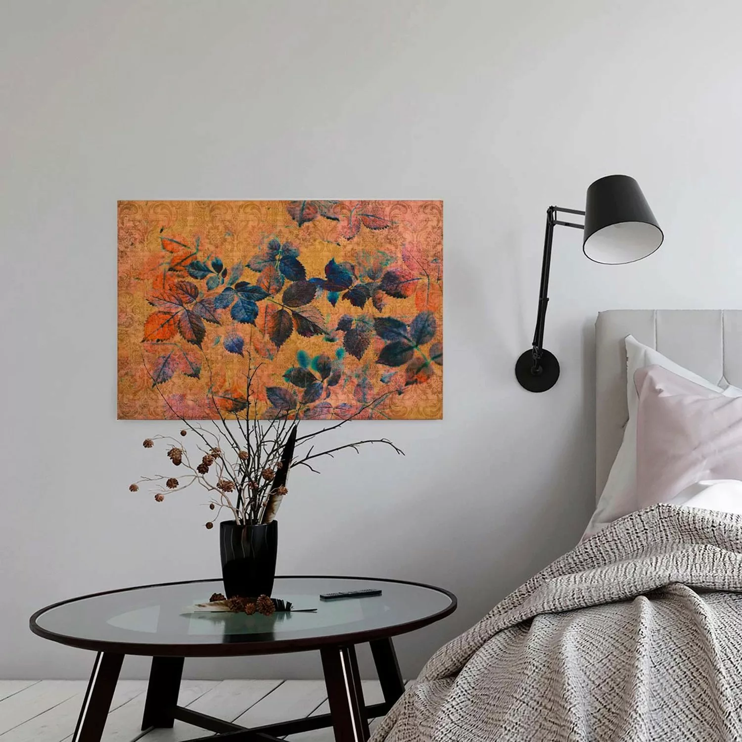 A.S. Création Leinwandbild "indian summer", Blumen, (1 St.), Keilrahmen Bil günstig online kaufen