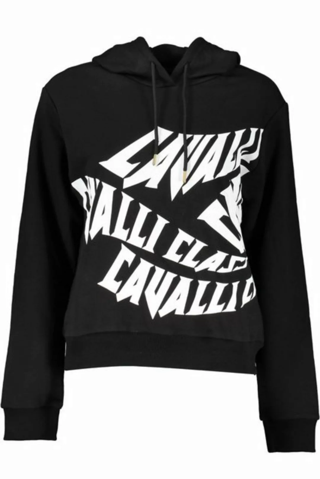 Cavalli Class Sweatshirt Elegantes Damen-Sweatshirt in Schwarz mit günstig online kaufen