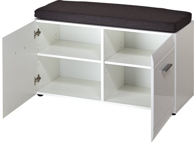 KADIMA DESIGN Schuhschrank ISAR Schuhbank Schuhregal Weiß 96 x 51 x 39 günstig online kaufen