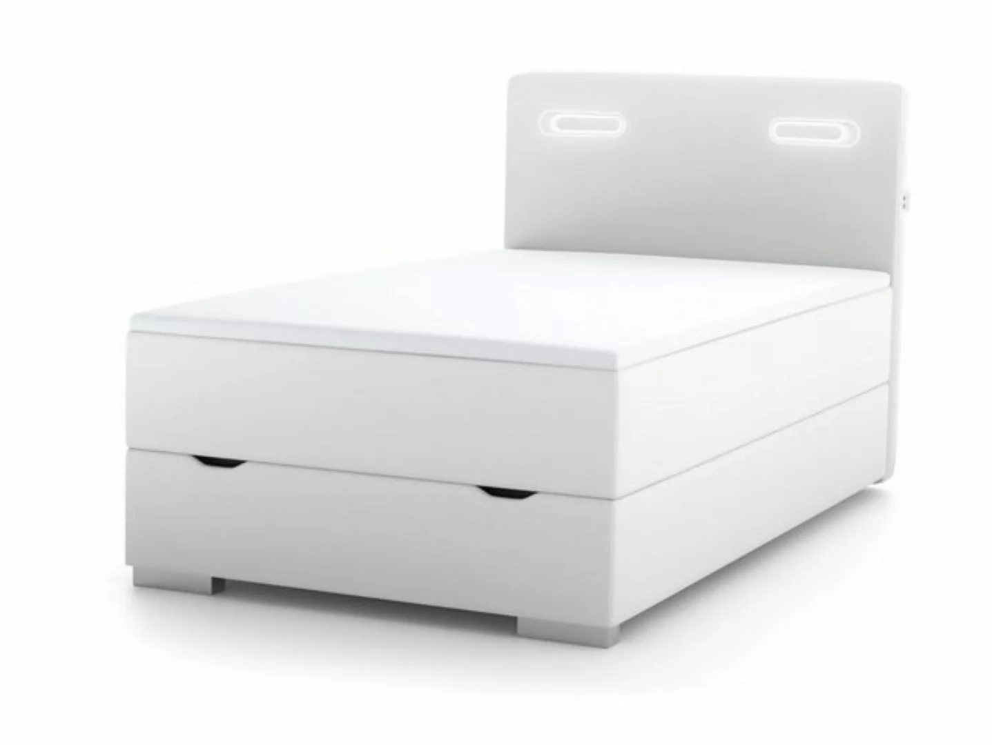 wonello Boxspringbett Modesto, inkl. LED-Beleuchtung, Bettkasten, 2x USB-An günstig online kaufen