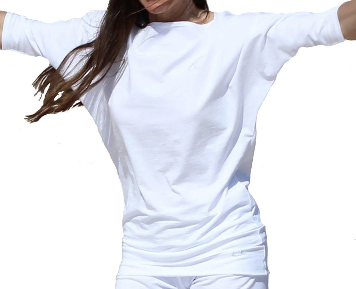 ESPARTO Yogashirt Halbarmshirt Sadaa in Bio-Baumwolle günstig online kaufen