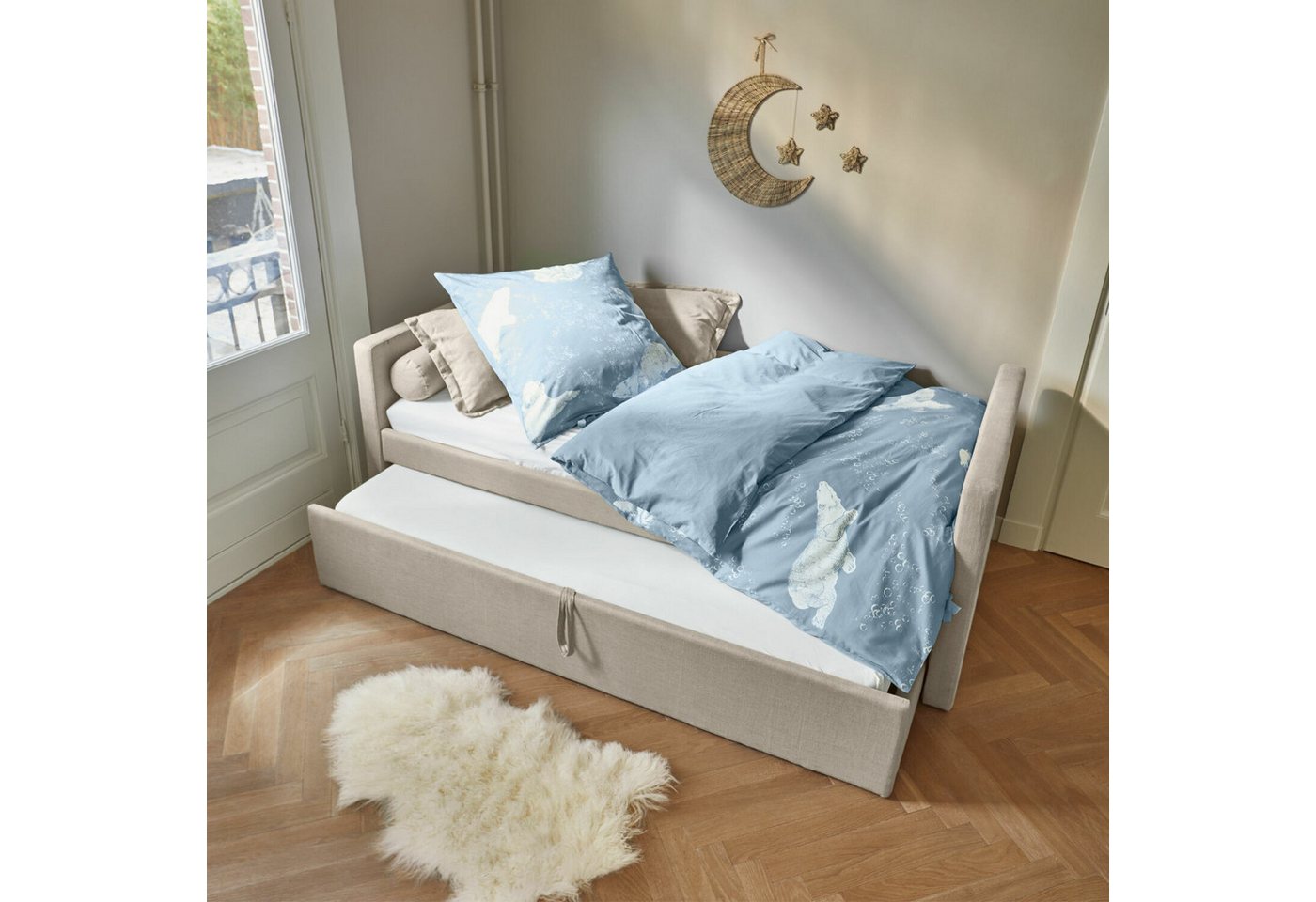 Mirabeau Bett Bett Thistlewood creme günstig online kaufen