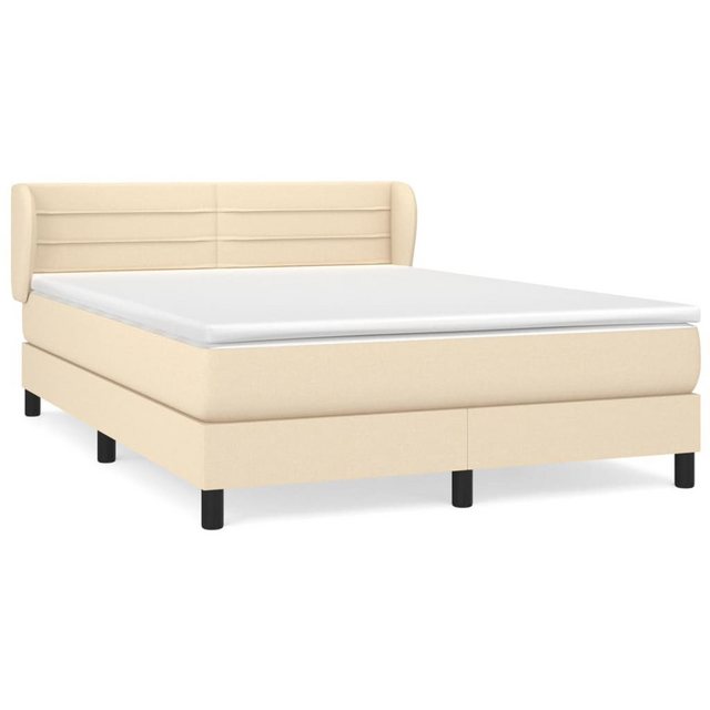 vidaXL Boxspringbett Bett Boxspringbett mit Matratze & Topper Stoff verschi günstig online kaufen