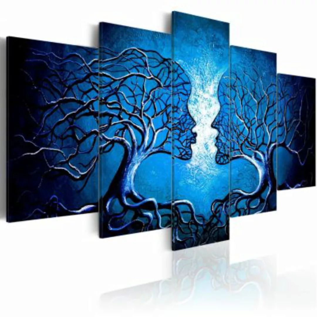artgeist Wandbild Sapphire Kiss blau/weiß Gr. 200 x 100 günstig online kaufen