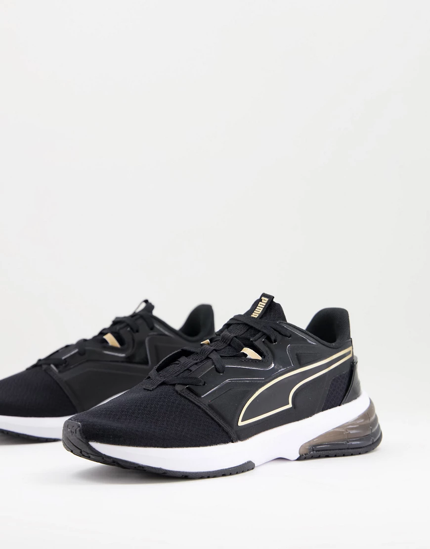Puma – Training LVL-UP XT – Sneaker in Schwarz und Gold günstig online kaufen