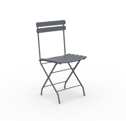 STEP - Klappbarer Outdoor Stuhl dunkelgrau günstig online kaufen