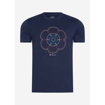 Ben Sherman  T-Shirts & Poloshirts 60th anniversary tee - marine günstig online kaufen