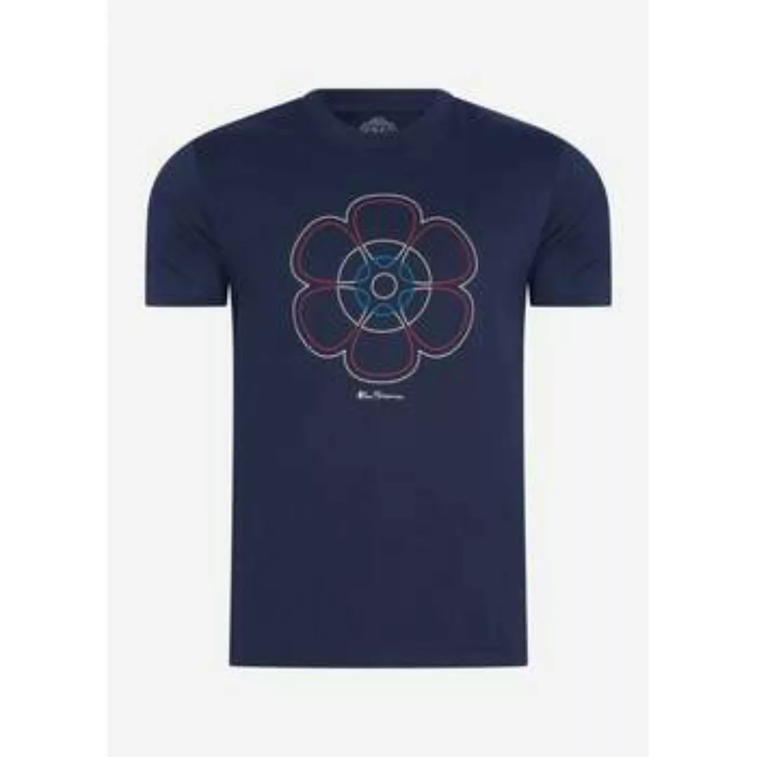 Ben Sherman  T-Shirts & Poloshirts 60th anniversary tee - marine günstig online kaufen