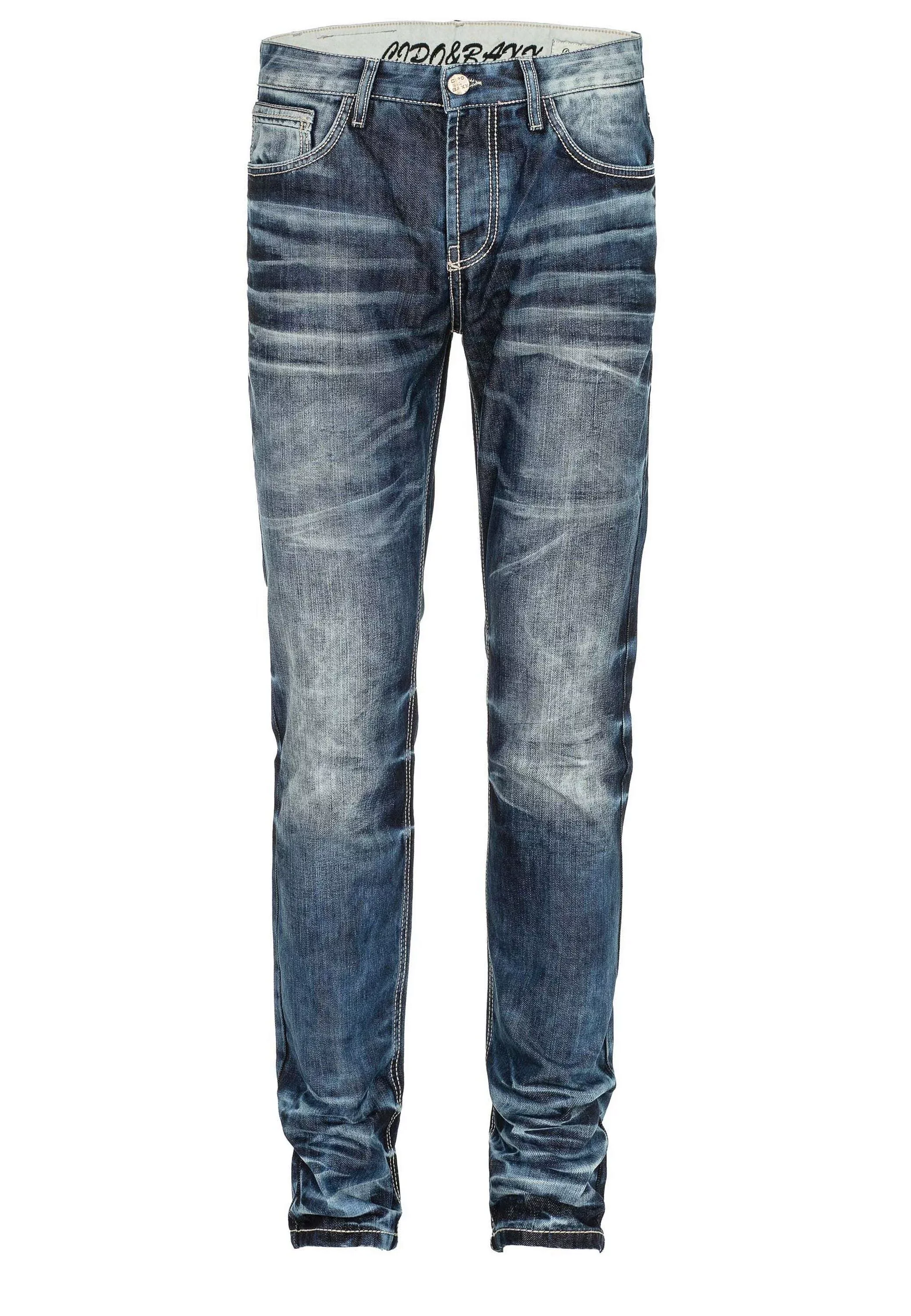 Cipo & Baxx 5-Pocket-Jeans Jeans in Straight-Fit, CD-328 günstig online kaufen