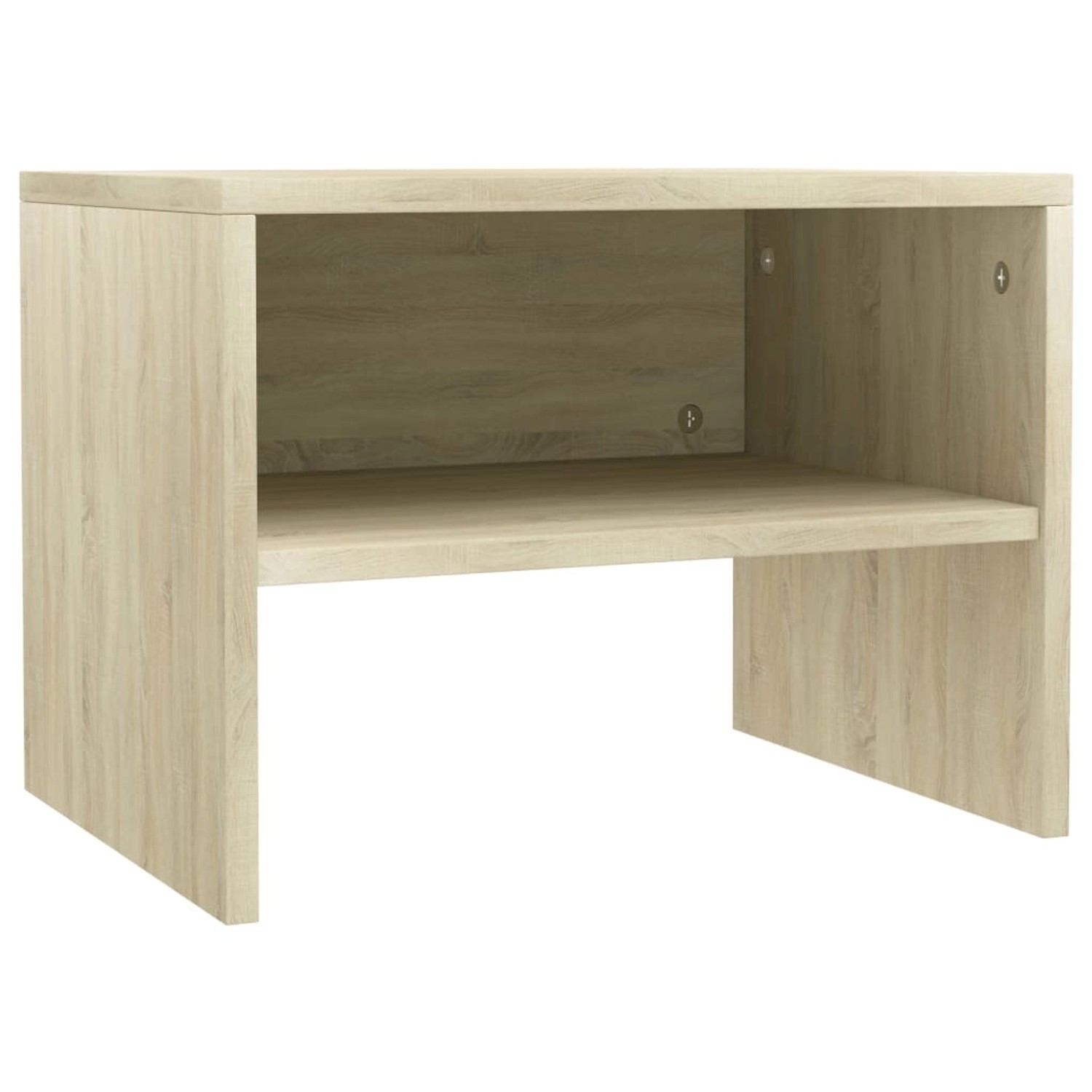 vidaXL Nachttisch Sonoma-Eiche 40x30x30 cm Holzwerkstoff günstig online kaufen