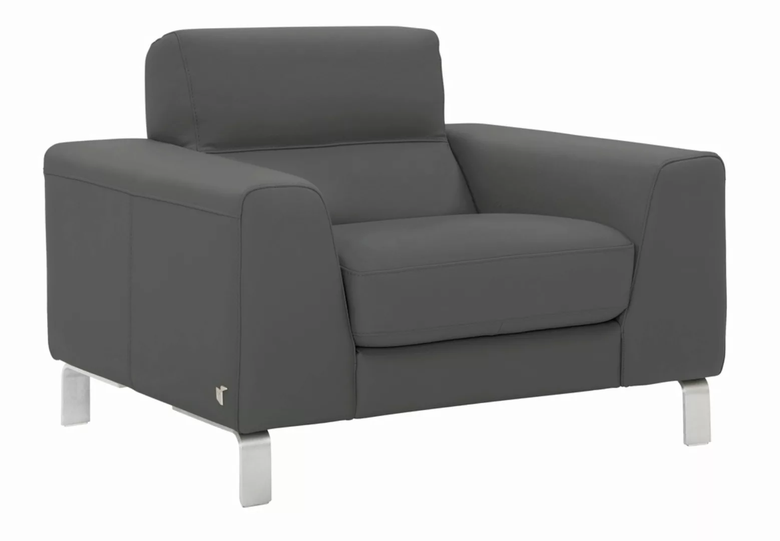 CALIA ITALIA Sessel "Simon Loungesessel, Designsessel", in zwei Lederqualit günstig online kaufen