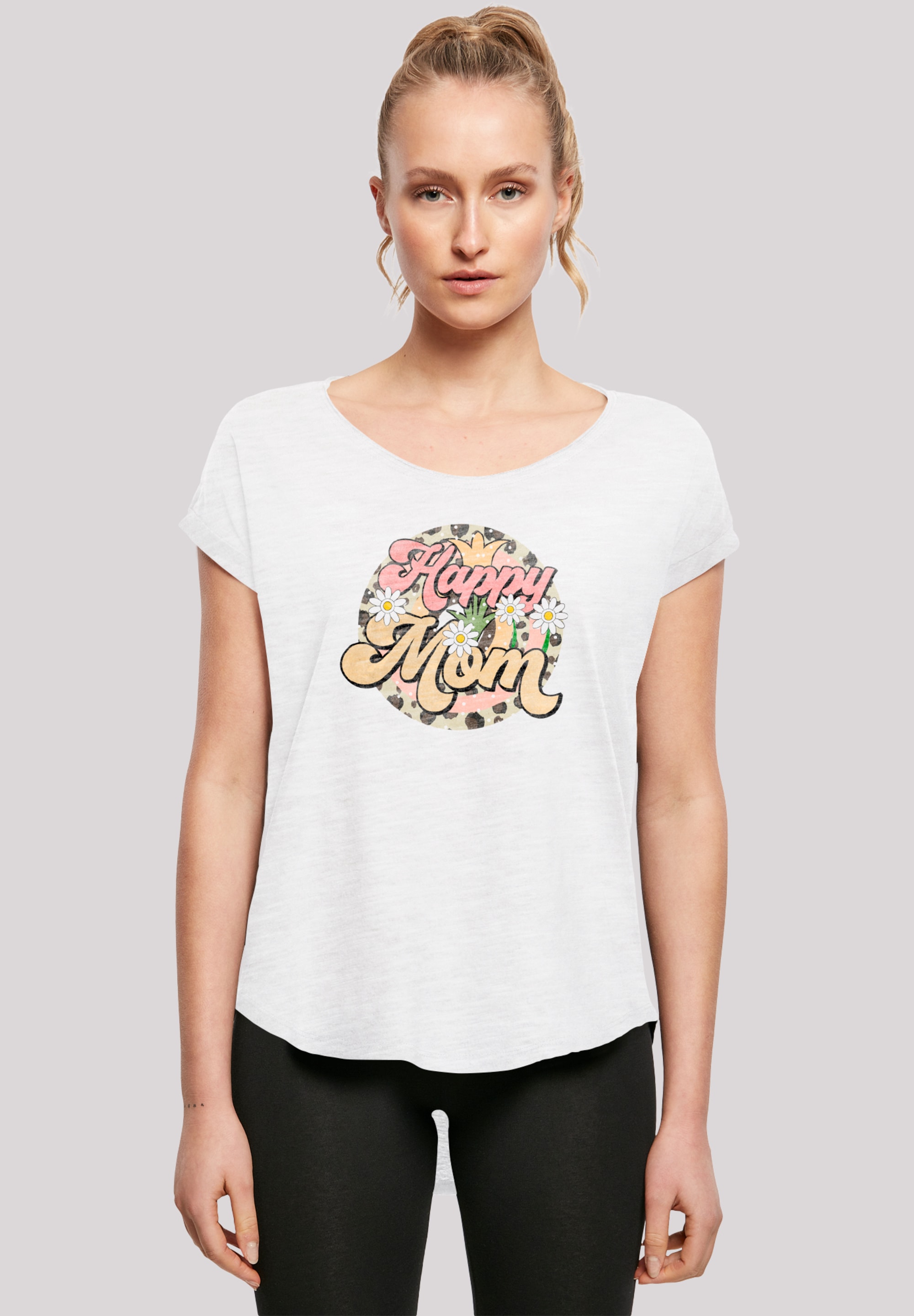 F4NT4STIC T-Shirt "Mothers Day Floral Design Happy Mom", Premium Qualität günstig online kaufen