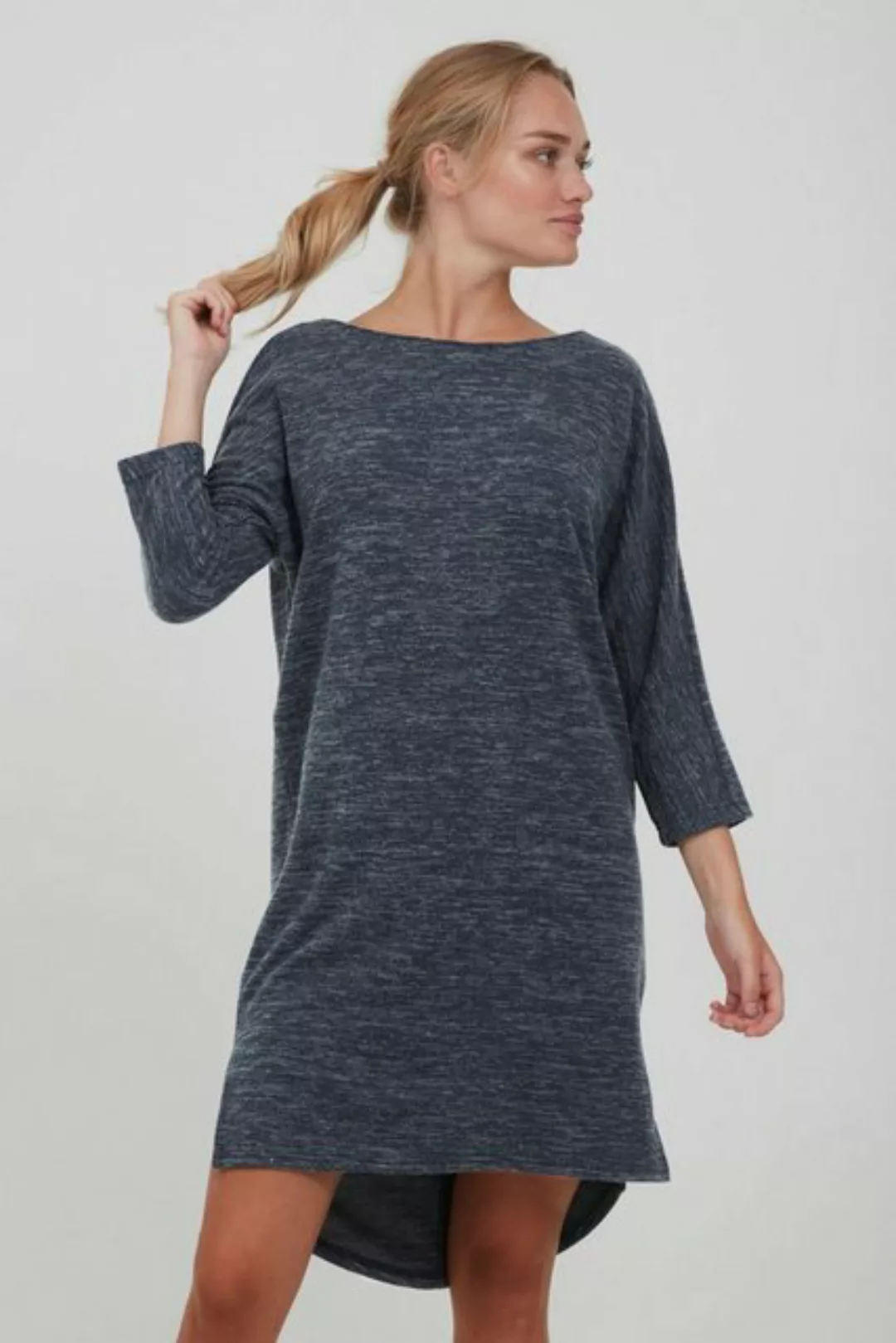 OXMO Sweatkleid OXBinala Damen Sweat Kleid mit Fledermausärmeln günstig online kaufen