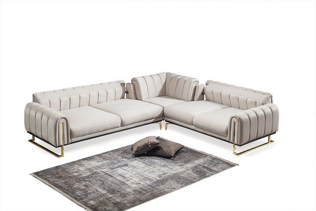 Viva Möbel Sofa BOLD, Luxuriöses Ecksofa mit erstklassigem Komfort. günstig online kaufen