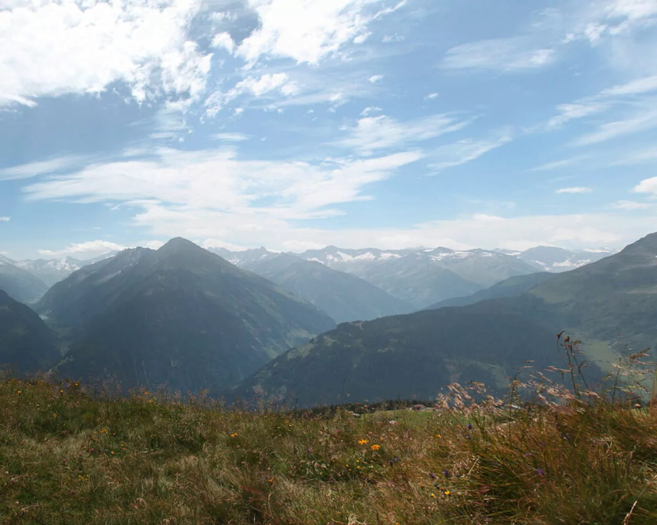Fototapete "Alpenblick" 4,00x2,50 m / Glattvlies Perlmutt günstig online kaufen