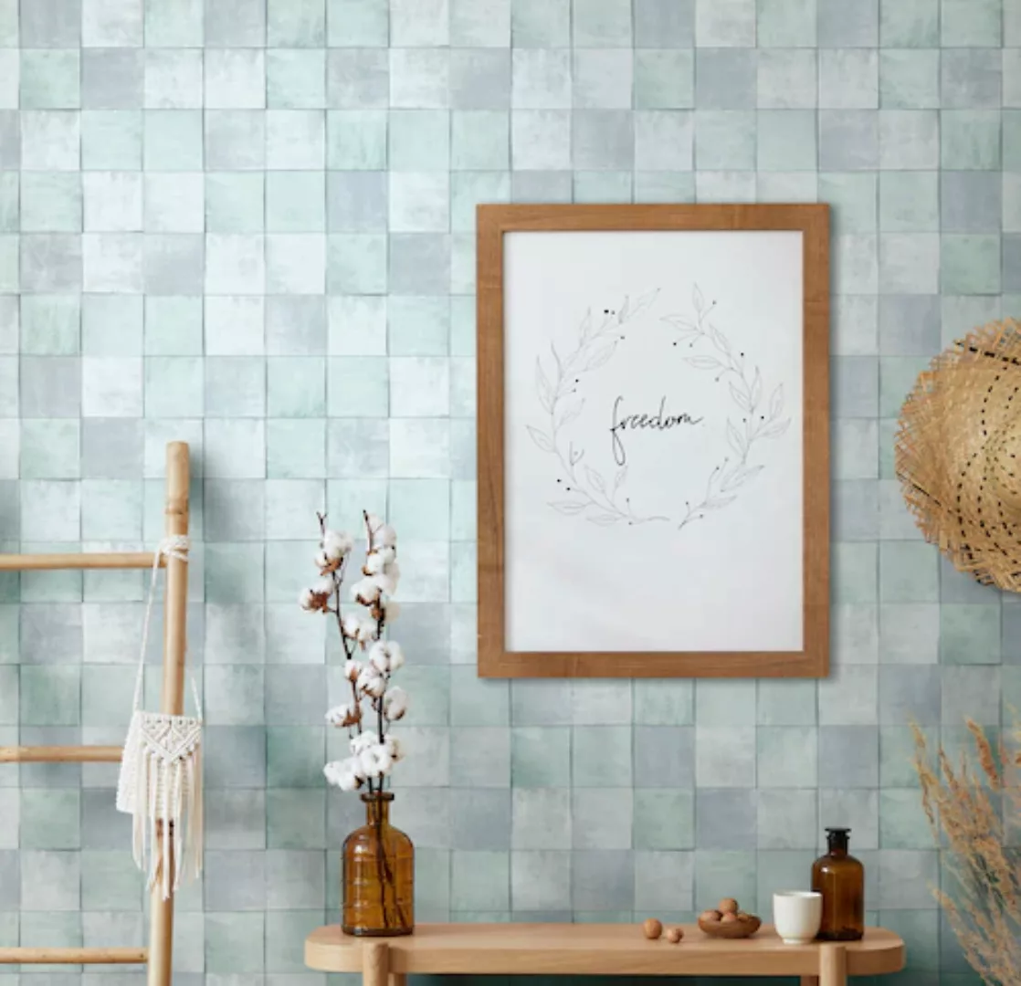 Marburg Fototapete »Tile«, matt, moderne Vliestapete für Wohnzimmer Schlafz günstig online kaufen