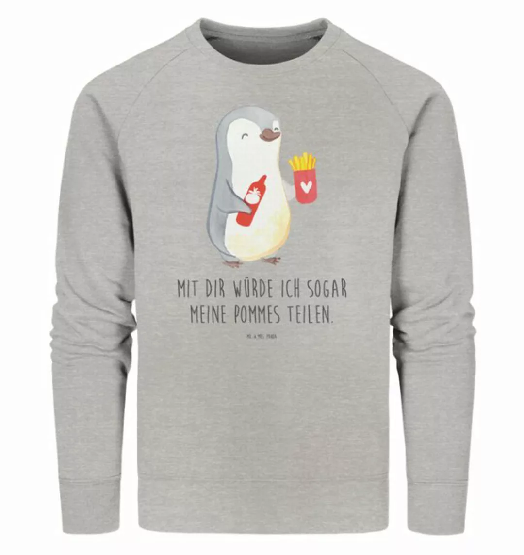 Mr. & Mrs. Panda Longpullover Größe M Pinguin Pommes - Heather Grey - Gesch günstig online kaufen