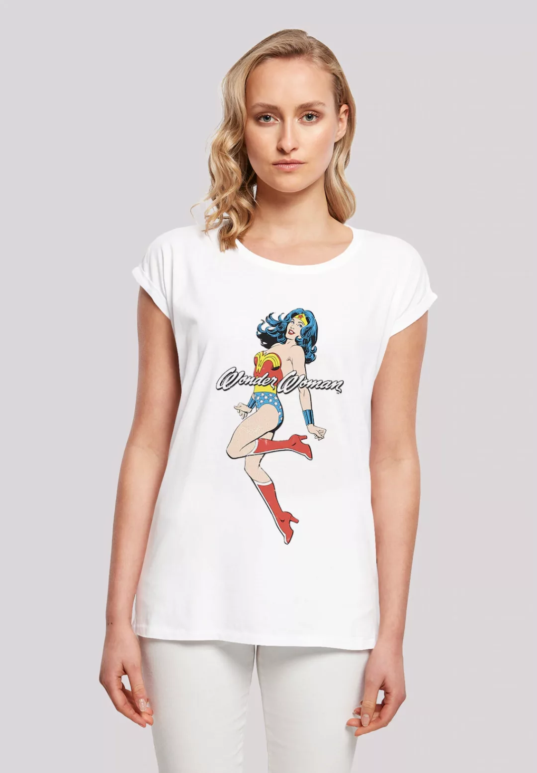 F4NT4STIC T-Shirt "DC Comics Wonder Woman Jump", Print günstig online kaufen