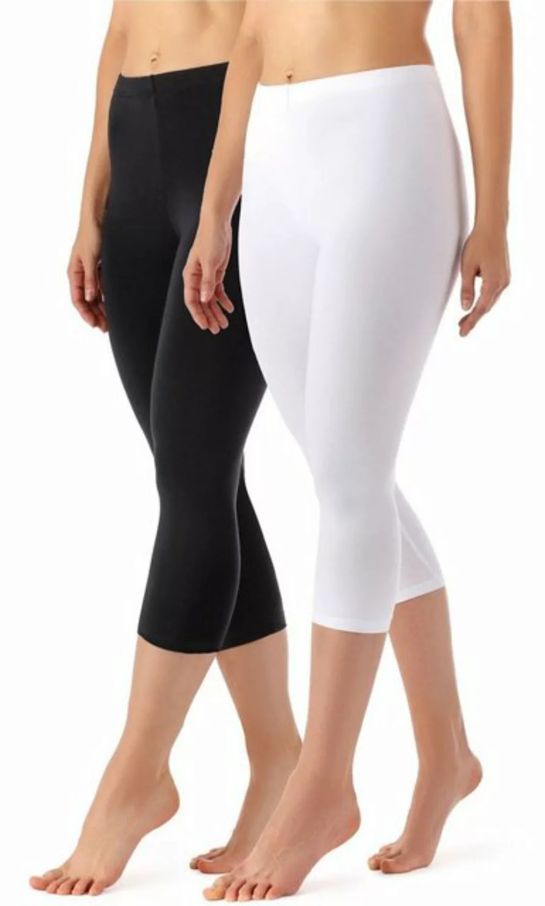 Merry Style Leggings Damen Caprihose 3/4 Hose MS10-144 (2-tlg) aus Viskose günstig online kaufen