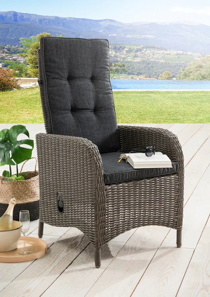 Destiny Gartensessel "PALMA", (Set, 2 St.), Aluminium, Polyrattan, inkl. Au günstig online kaufen