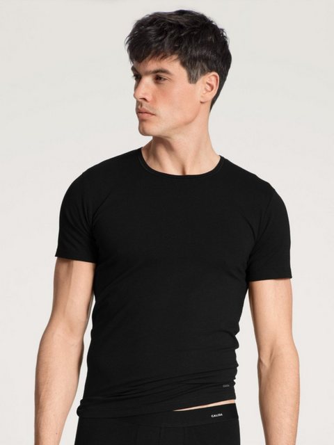 CALIDA Kurzarmshirt Cotton Code Rundhals-Shirt, moderner Schnitt günstig online kaufen
