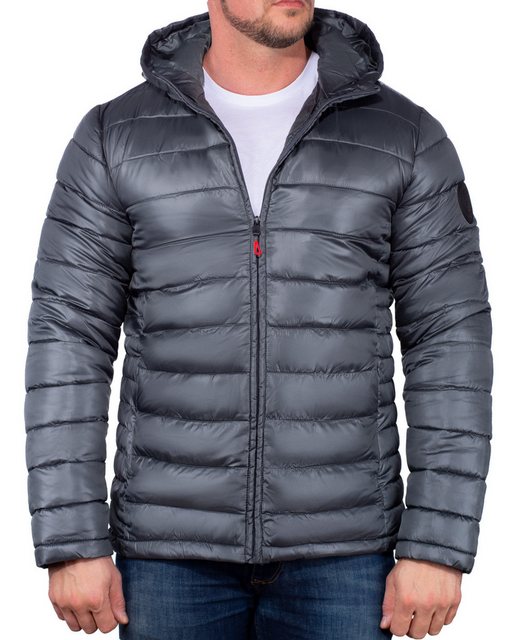 Geo Norway Allwetterjacke Herren Steppjacke bacalender Dark grey M mit Kapu günstig online kaufen