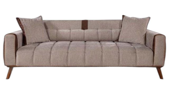 Xlmoebel Sofa Zeitgenössisches 3-Sitzer Sofa Textil Couch Polsterung, 1 Tei günstig online kaufen