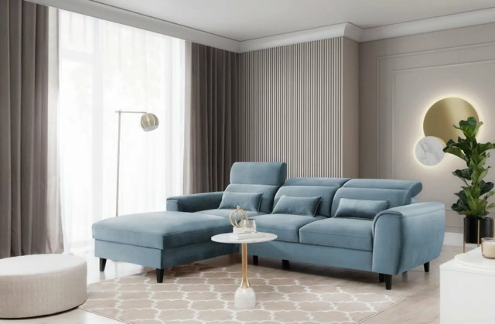 Luxusbetten24 Schlafsofa Designer Sofa Forino, mit Schlaf- und Klappfunktio günstig online kaufen