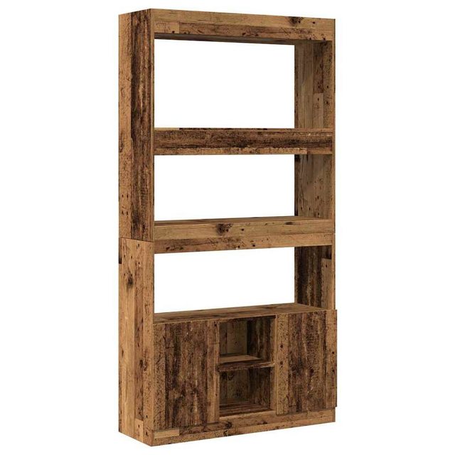 vidaXL Bücherregal Highboard Altholz-Optik 92x33x180 cm Holzwerkstoff, 1-tl günstig online kaufen