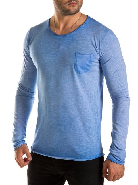 WOTEGA Langarmshirt WOTEGA - Crew Neck Longsleeve Zac (1-tlg) aus reiner Ba günstig online kaufen