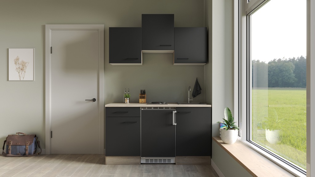 Flex-Well Küchenzeile "Capri", mit E-Geräten, Gesamtbreite 150,5 cm, in wei günstig online kaufen