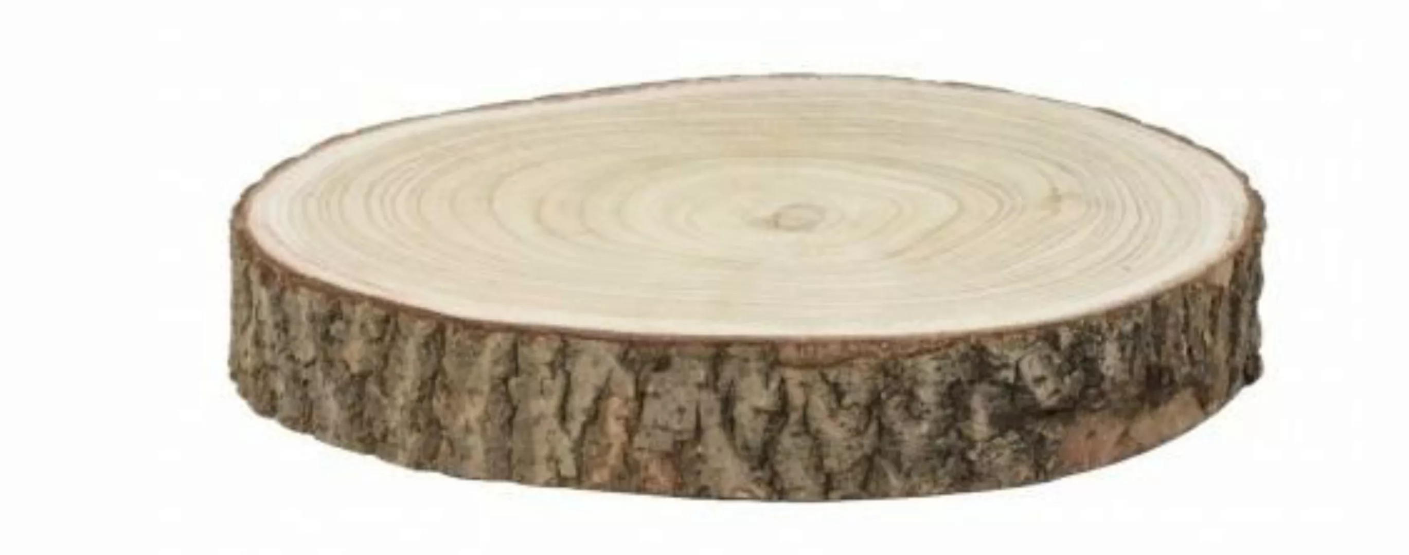 Light & Living Kunstpflanzen & -blumen Slice Ornament Ø 31 cm Holz naturel günstig online kaufen