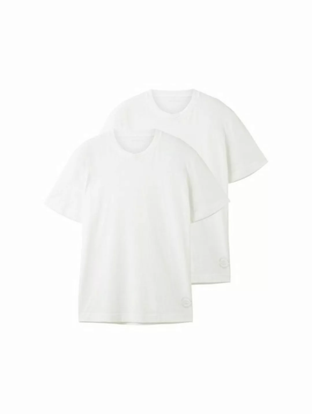 Tom Tailor Herren T-Shirt "V-NECK" im Doppelpack - Regular Fit günstig online kaufen
