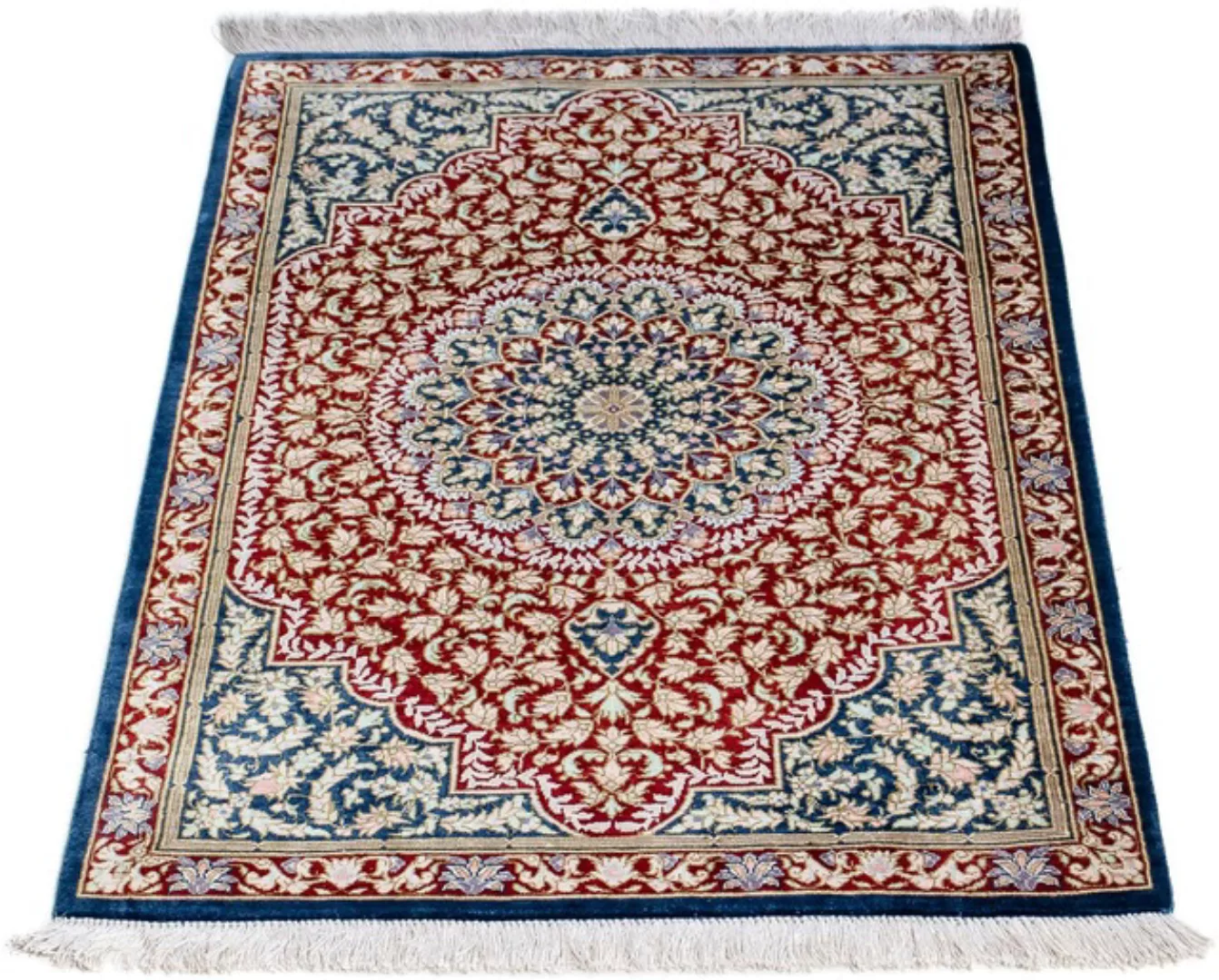 morgenland Orientteppich »Perser - Ghom - 83 x 53 cm - dunkelblau«, rechtec günstig online kaufen