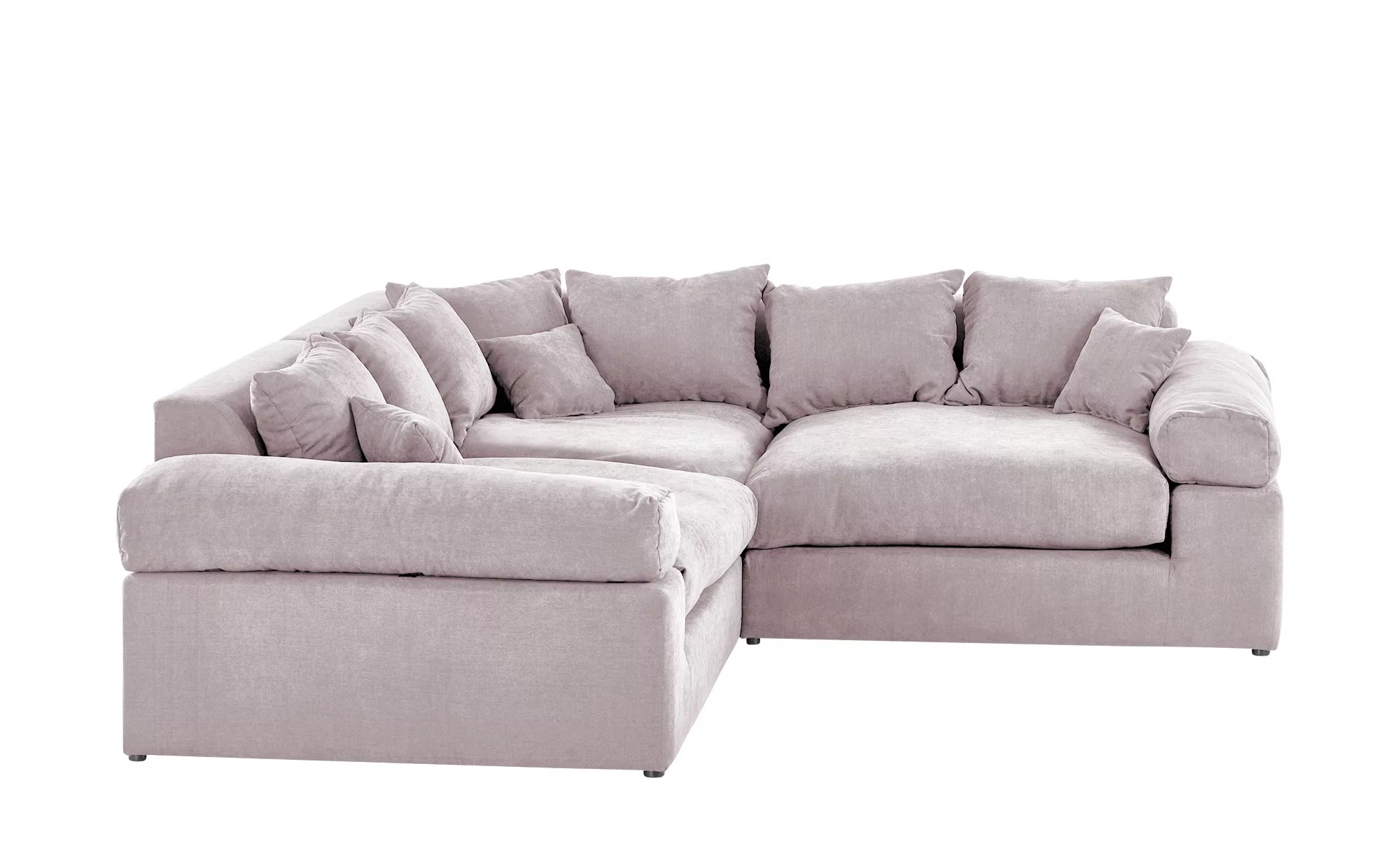 smart Ecksofa - rosa/pink - 86 cm - Polstermöbel > Sofas > Ecksofas - Möbel günstig online kaufen