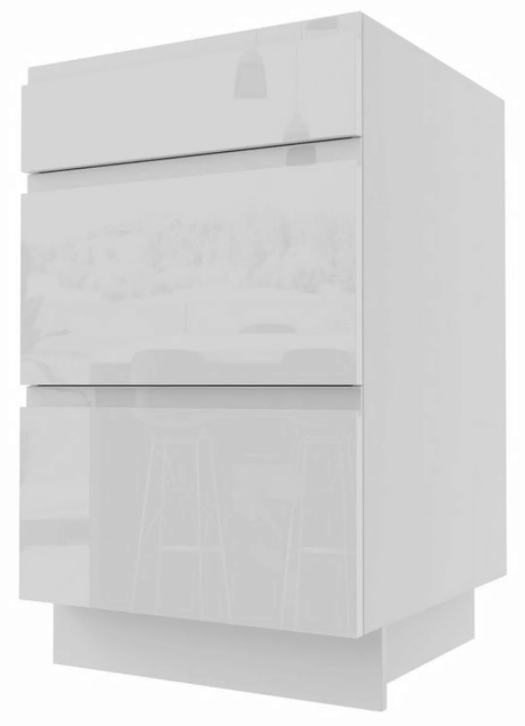 Feldmann-Wohnen Unterschrank Florence (Florence, 1-St) 50cm Front- & Korpus günstig online kaufen