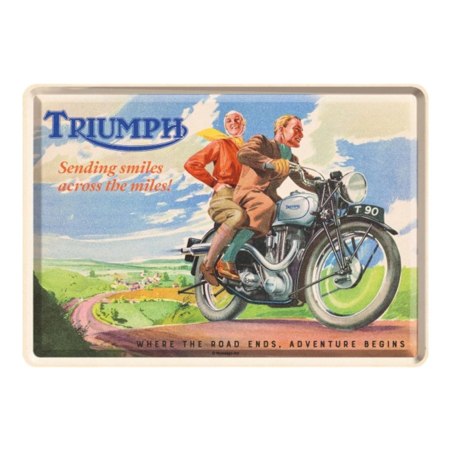 Nostalgic-Art Blechpostkarte - Triumph - Sending Smiles günstig online kaufen