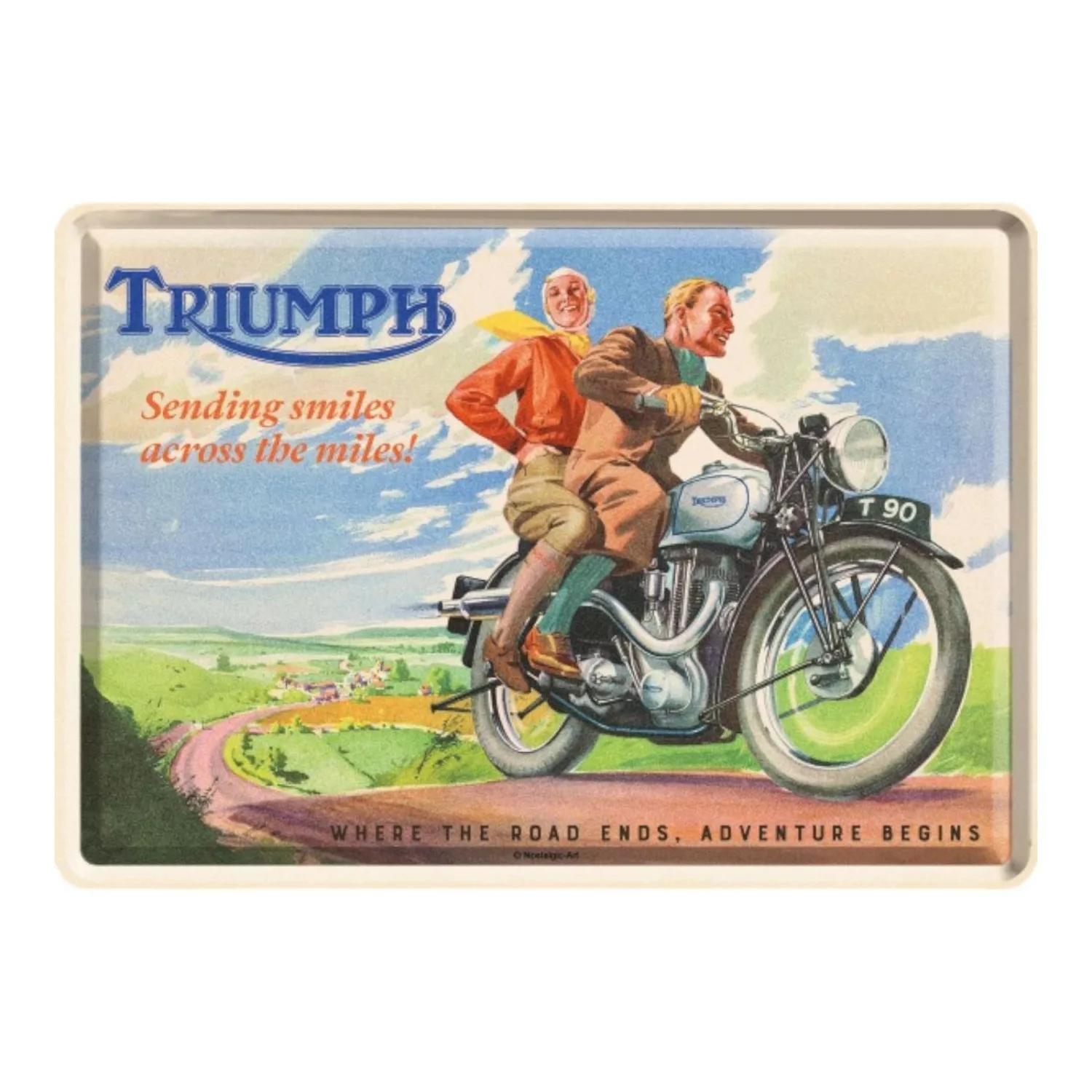 Nostalgic-Art Blechpostkarte - Triumph - Sending Smiles günstig online kaufen