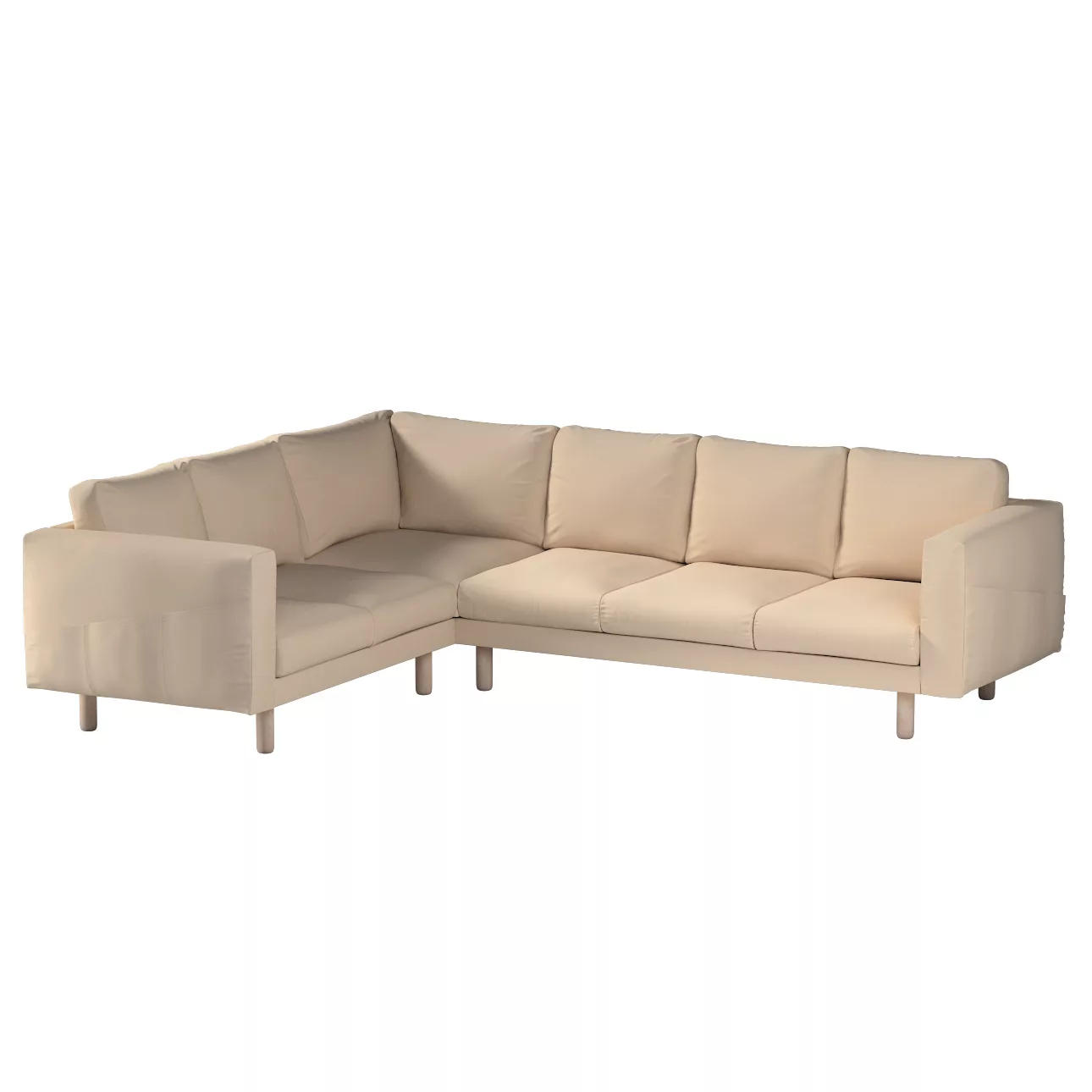 Bezug für Norsborg 5-Sitzer Ecksofa, creme-beige, Norsborg 5-Sitzer Ecksofa günstig online kaufen