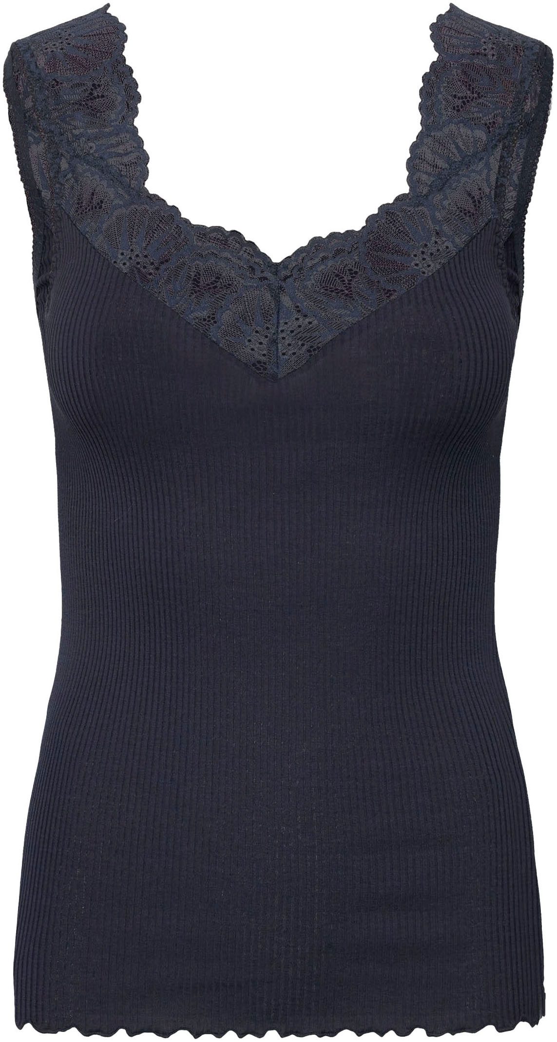 rosemunde Tanktop wunderschöner, elastischer Vintage-Spitzenbesatz günstig online kaufen