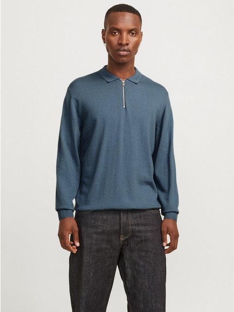 Jack & Jones Polokragenpullover JJEEMIL KNIT POLO HALF ZIP LS NOOS mit Polo günstig online kaufen