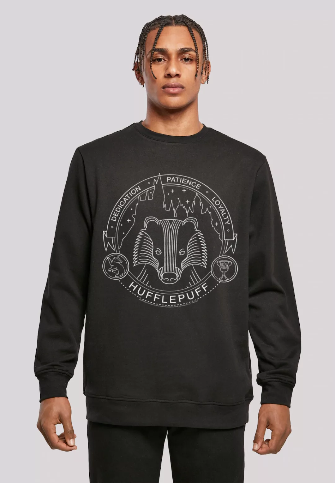 F4NT4STIC Sweatshirt "Harry Potter Hufflepuff Seal", Print günstig online kaufen