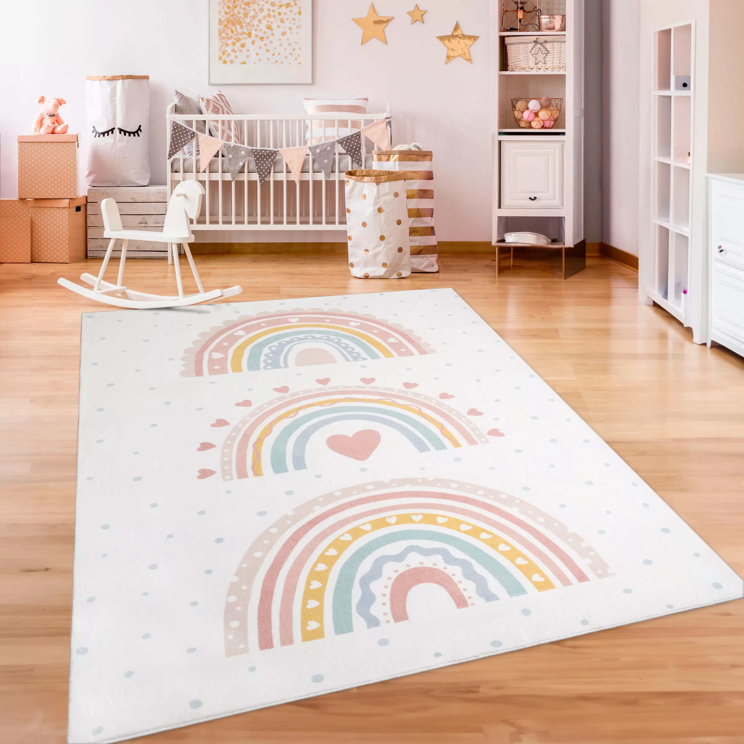 Paco Home Kinderteppich »Eliz 392«, rechteckig, 12 mm Höhe, Kurzflor, Spiel günstig online kaufen